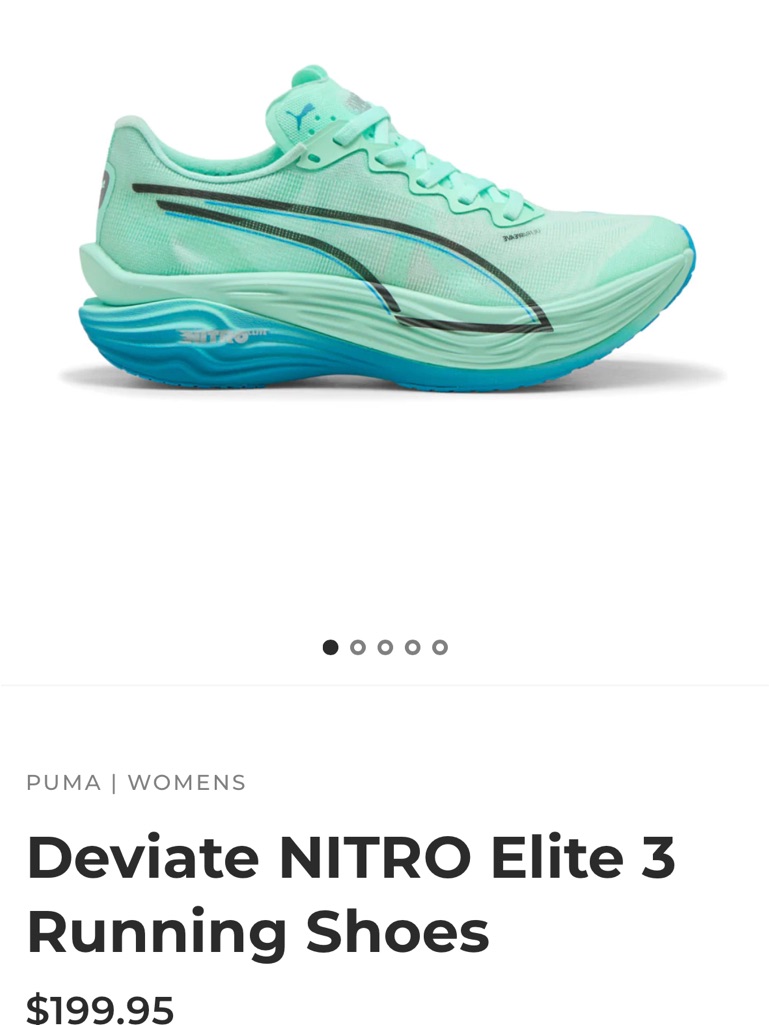 Puma Women’s Deviate Nitro Elite 3 Running Shoes Women’s Size 10